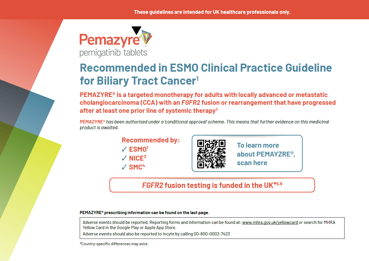 ESMO 2025 Guideline for Biliary Tract Cancer thumbnail